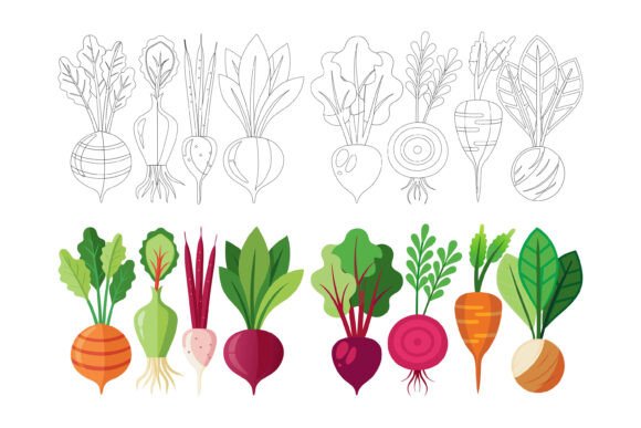 Beautiful Vegetable: A Versatile AI EPS Illustration Resource for Modern Creative Projects