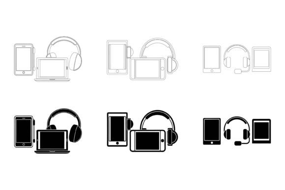 Ear Muffs Thin Line Vector Icon Set — More Than Just a Cold Weather Symbol