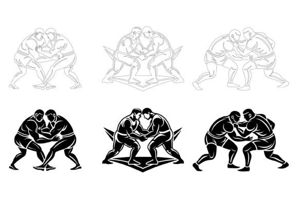 Elevating Visual Storytelling with Athletes Vector Illustrations