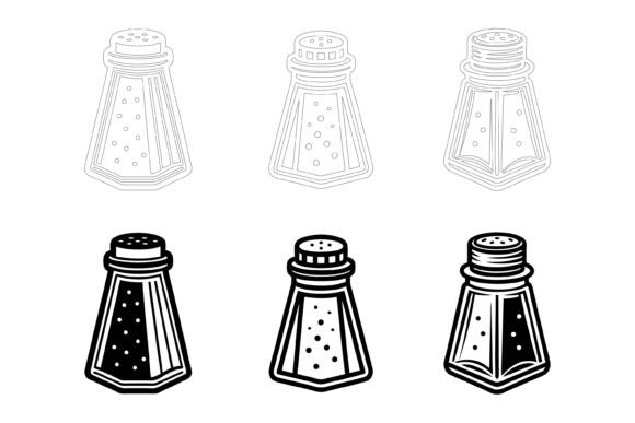 Grater Icons Set