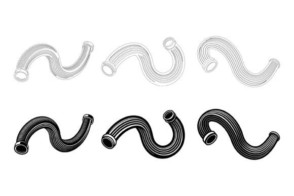 Set of Linear and Winding Roads