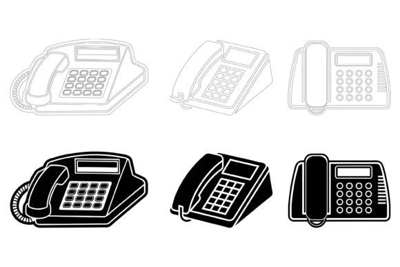 Telephone Vectors: An Objective Look at a Purpose-Built AI EPS Icon Collection