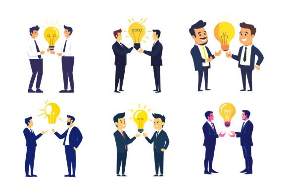 The Evolving Language of Visual Communication: How the Businessman with Idea Bulb Illustration Captures Modern Innovation