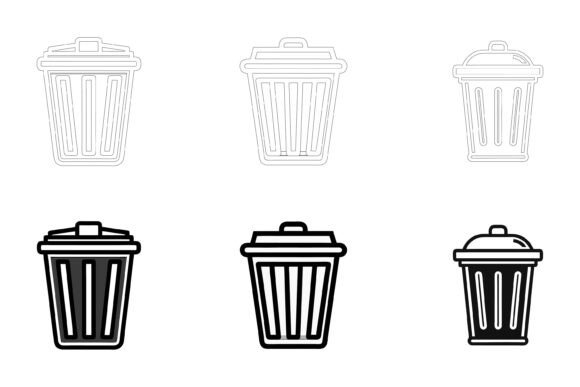 Trash Icon AI EPS Collections: Welcome to Special Vector Sets